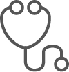 Fig,5 An icon of a stethoscope.