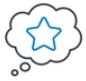 The icon of low impact on cell viability.
